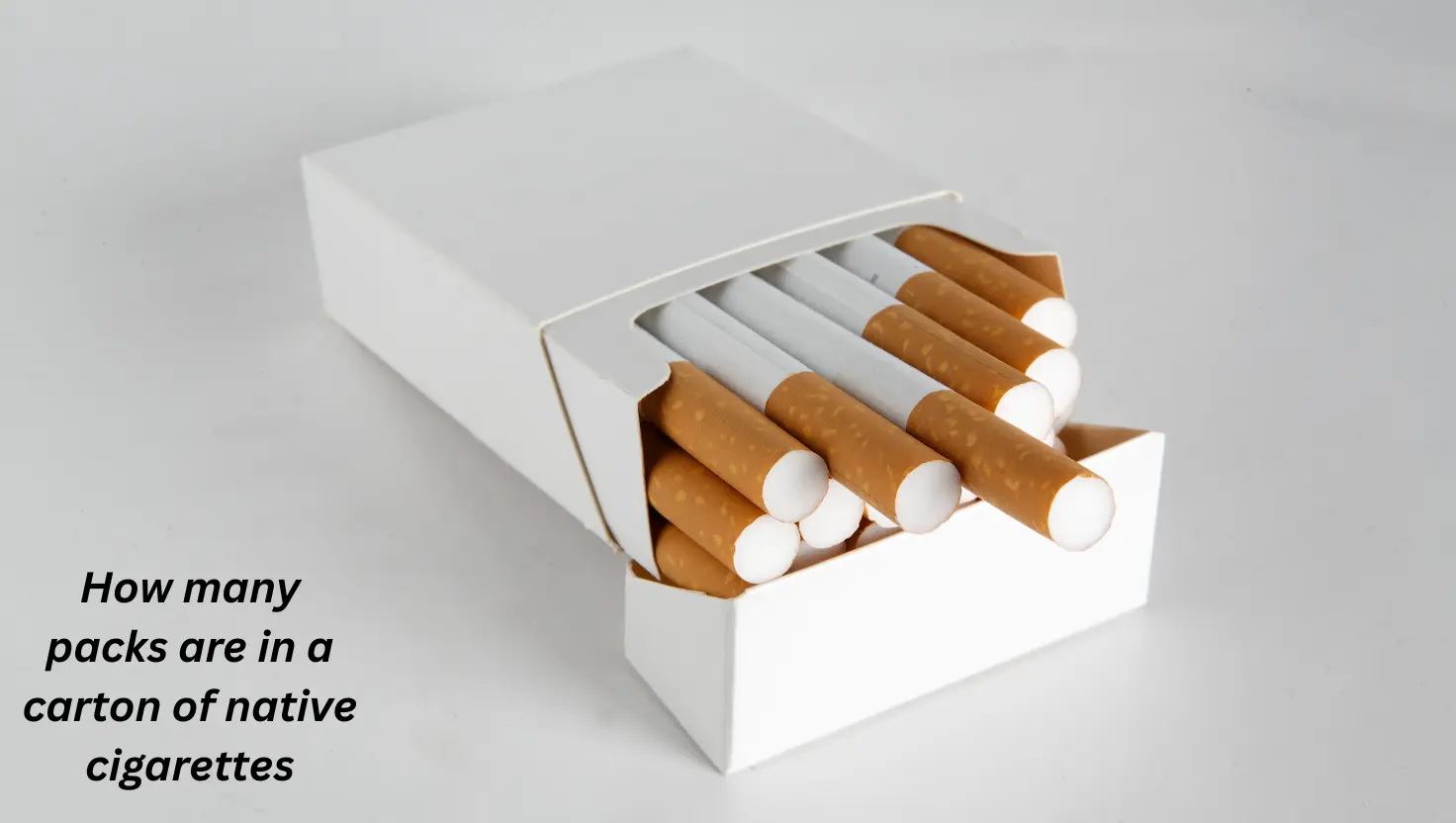 how many packs are in a carton of native cigarettes