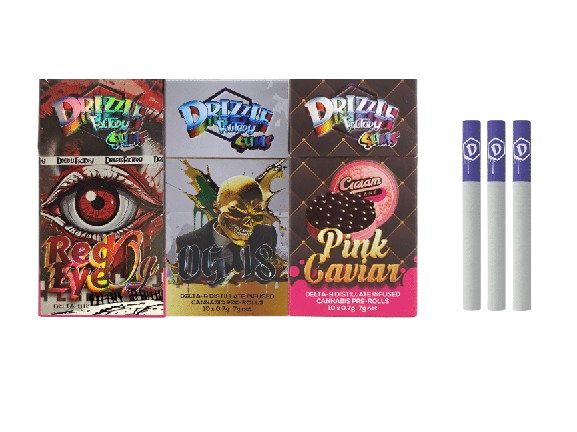 Drizzle Factory PREMIUM Pre-Rolls 10 Joint Packs (D9 Pre-Rolls)