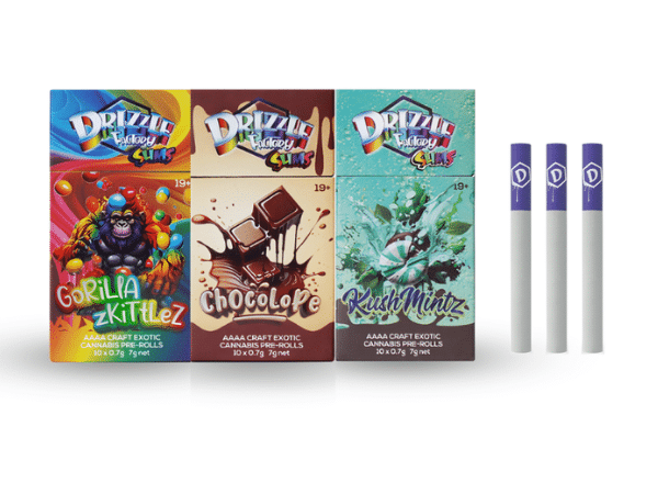 Drizzle Factory Cannabis Pre-Rolls 10 Joint Packs (Pre-Rolls)