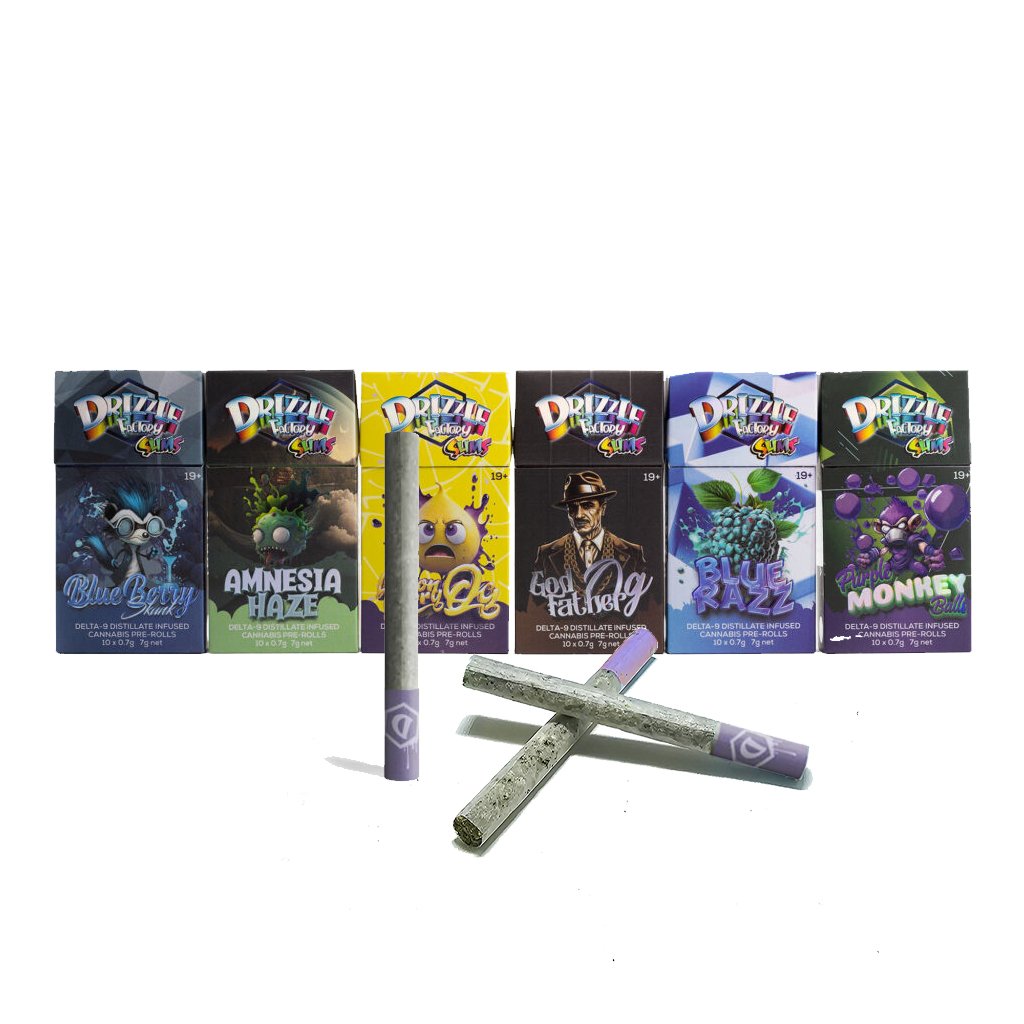 Drizzle Factory PREMIUM Pre-Rolls 10 Joint Packs (AAAA Craft Exotic Pre-Rolls)